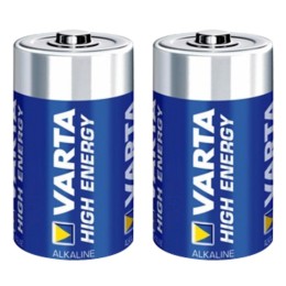 Batteria alcalina High Energy D VARTA