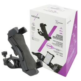 Supporto smartphone Da manubrio con con rotazione 360° NOVAK