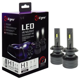 Lampadine H1 Led Headlight Conversion Kit V4 D-GEAR