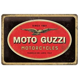 Cartello in latta Moto Guzzi NOSTALGIC ART