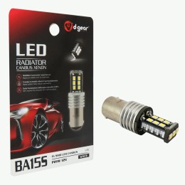 Lampadina BA15S a led BA15S Led Radiator Canbus Xenon D-GEAR