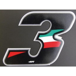 Numeri e lettere adesive Flag GAT