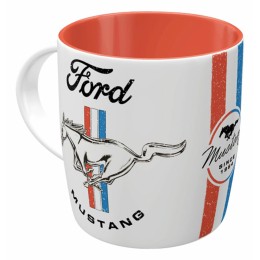 Tazza Ford Mustang - Horse & Stripes Logo NOSTALGIC ART