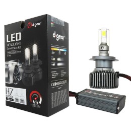 Lampadine H7 Led Headlight Conversion Kit V5 D-GEAR