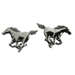Emblema 3D Mustang Style running horses LAMPA