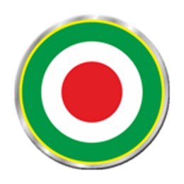 Adesivi Coccarda Italia 3D Grande GAT