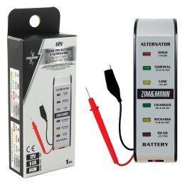 Tester batteria e alternatore 12V ZIM&MANN
