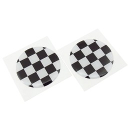 Emblema 3D Checkered Flag ROX