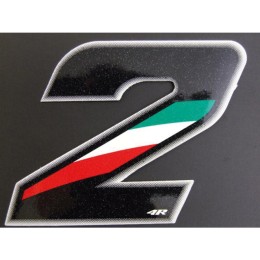 Numeri e lettere adesive Flag GAT