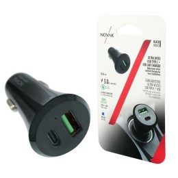 USB da presa accendisigari USB + Type C NOVAK