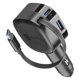 USB da presa accendisigari Retractable Car Charger CELLULAR LINE