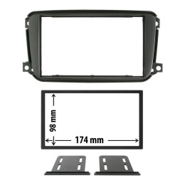 Installazione Mascherina 2 din Smart Smart Two 2010> Smart Smart Two 2010 > PHONOCAR