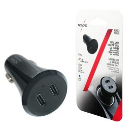 USB da presa accendisigari Doppio Type C NOVAK