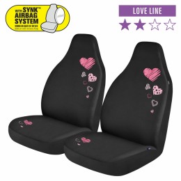 Coprisedili anteriori 2pz Fashion - Love NORRIS