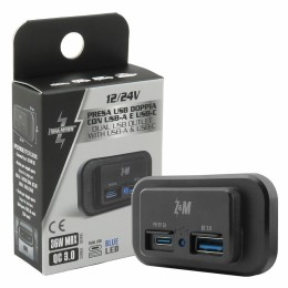 Presa di corrente Pannello USB A - Type C ZIM&MANN