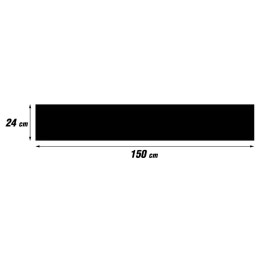 Parasole per parabrezza adesivo Total Black SIMONI RACING