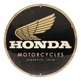 Cartello in latta Honda MC - Motorcycles Gold NOSTALGIC ART