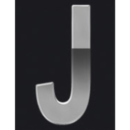 Adesivi lettere e numeri Chrome Logo LAMPA
