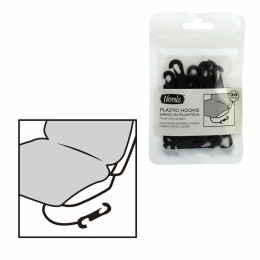 Gancetti fissaggio Plastic Hooks NORRIS