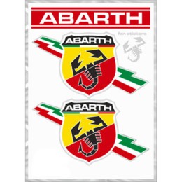 Adesivi Scudetto Abarth Folgore ABARTH