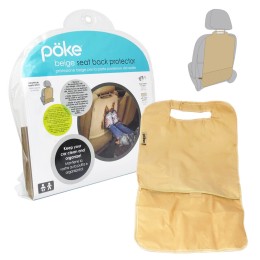 Protezione sedile posteriore Beige con tasca in rete POKE