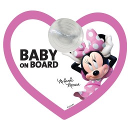 Targhetta Baby on board Minnie DISNEY