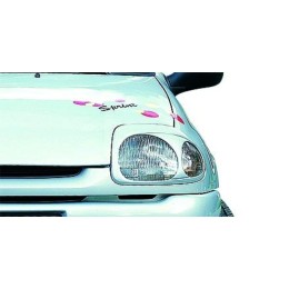 Carenatura fari anteriori Renault Clio II versione  199801>200105 Renault Clio II versione  1998 > 2001 Escluso_16v MS DESIGN