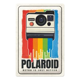 Cartello in latta Polaroid NOSTALGIC ART