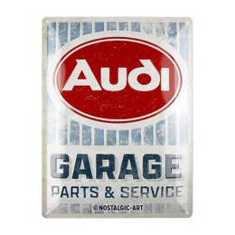 Cartello in latta Audi Garage NOSTALGIC ART