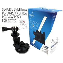 Supporti vari Supporto a ventosa Per GOPRO NOVAK