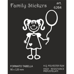 Adesivi Bambina con palloncino GAT