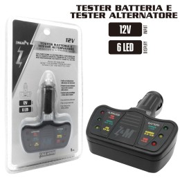 Tester batteria Da presa accendisigari ZIM&MANN