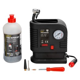 Kit Ripara Pneumatici con Compressore Gran Pree LAMPA