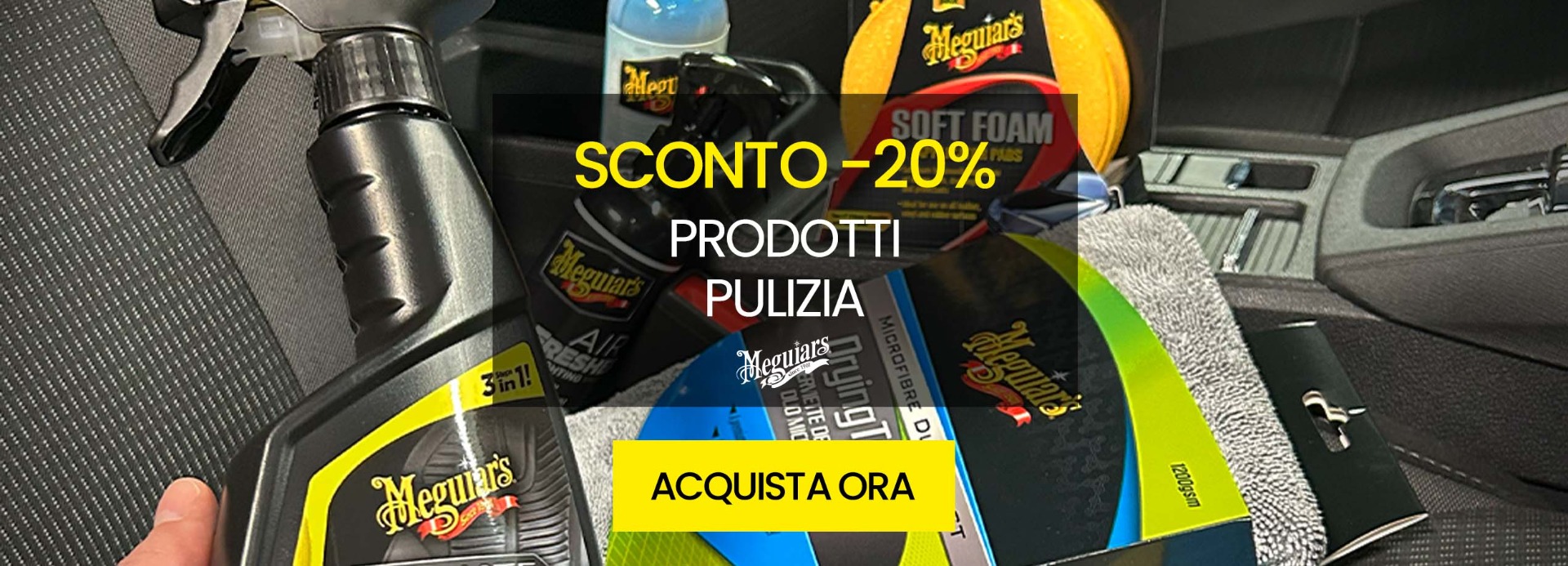 Pulizia Meguiar's in promozione